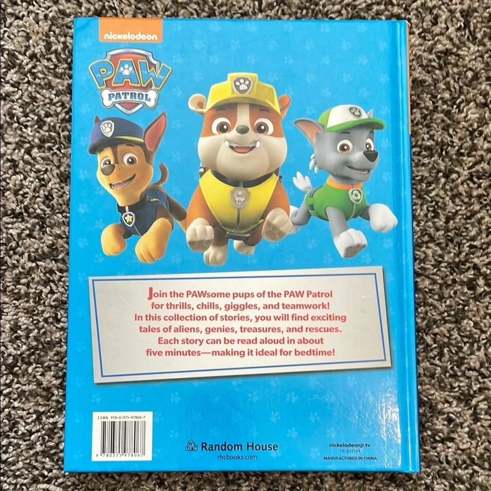 Nickelodeon PAW Patrol 5-Minute Stories Book - Blue and Red